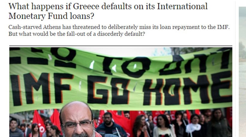 Telegraph: Tι θα συμβεί αν η Ελλάδα δεν πληρώσει το ΔΝΤ; - Φωτογραφία 1