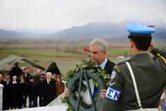 Επίσκεψη του ΥΦΕΘΑ Νίκου Τόσκα στο Οχυρό Λίσσε για τους επετειακούς εορτασμούς της Μάχης των Οχυρών