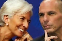 Θα πάθετε πλάκα! Δείτε πως “έσκασε” η Λαγκάρντ στη συνάντηση με Βαρουφάκη!  [photos]