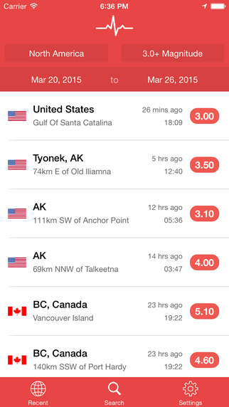 My Earthquake Alerts: AppStore new free - Φωτογραφία 4