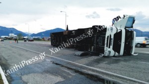 ΑΠΙΣΤΕΥΤΟ: Ντελαπάρισε και 2η νταλίκα της ίδιας εταιρείας, την ίδια ώρα στην Ξάνθη [photos + video] - Φωτογραφία 5