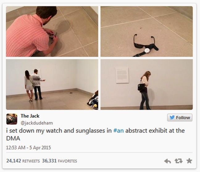 Έβαλε γυαλιά ηλίου σε πάτωμα μουσείου και το πέρασαν για μοντέρνα τέχνη - Φωτογραφία 2