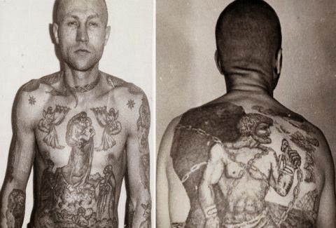 Αποκρυπτογραφώντας τον κώδικα του εγκλήματος: Τι σημαίνουν τα τατουάζ των φυλακισμένων; [photos] - Φωτογραφία 1