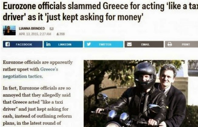Business Insider: Η Ελλάδα συμπεριφέρεται σαν... οδηγός ταξί! - Φωτογραφία 1