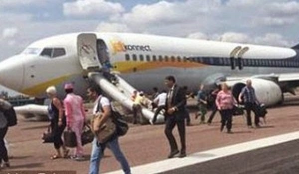 Τρόμος σε αεροσκάφος της Jet Airways κατά την προσγείωση - Φωτογραφία 1