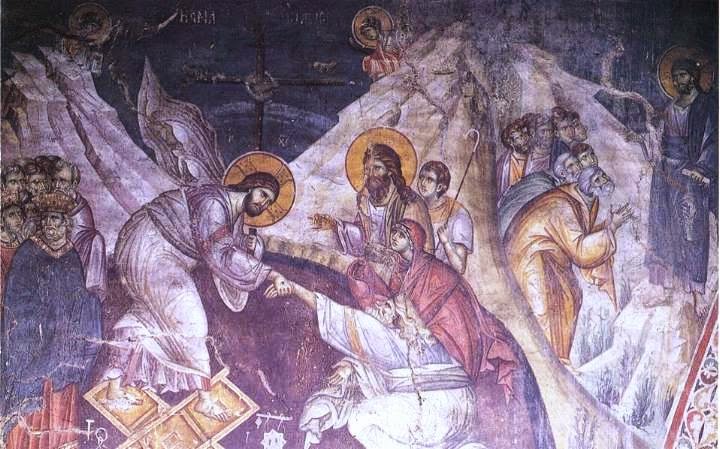 6308 - Η Ανάσταση και η Εμφάνιση του Χριστού στους μαθητές – τοιχογραφία Μανουήλ Πανσέληνου στο Πρωτάτο, Αγιον Ορος - Φωτογραφία 2