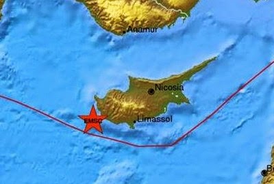 Ταρακουνήθηκε η Κύπρος: Διαδοχικοί σεισμοί αναστάτωσαν το νησί! [photo] - Φωτογραφία 1