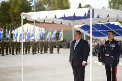 Ο ΥΕΘΑ Πάνος Καμμένος στον εορτασμό του προστάτη του Στρατού Ξηράς Αγίου Γεωργίου