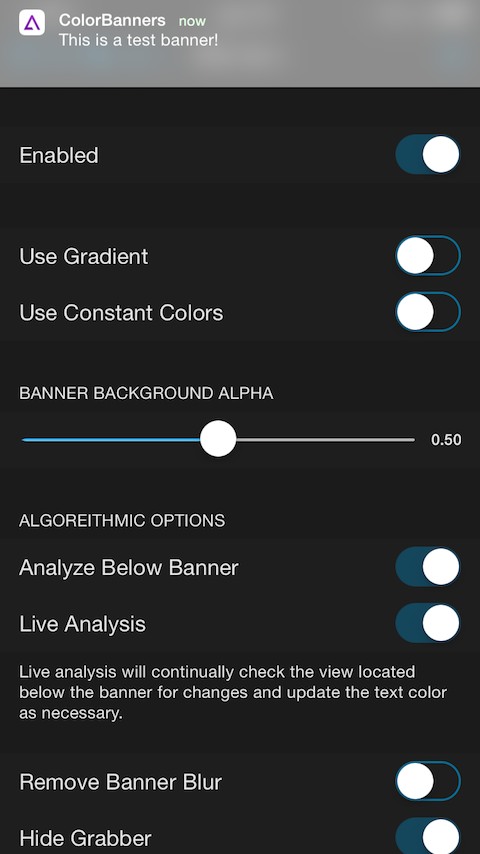 ColorBanners: Cydia tweak new v1.0.0-2 ($0.99) - Φωτογραφία 4