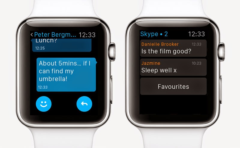 Η Microsoft κυκλοφόρησε το Skype για το Apple watch - Φωτογραφία 3