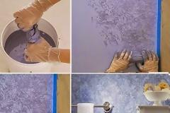 Wall art:Δειτε πως θα κανετε υπεροχες τεχνοτροπιες στους τοιχους σας.Τεχνικές βαψίματος - ΙΔΕΕΣ!