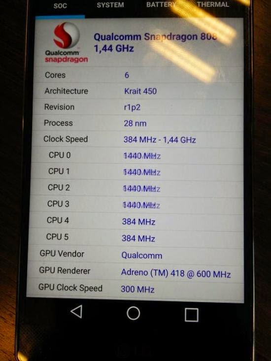 Νέα διαρροή για το LG G4 αποκαλύπτει τον Snapdragon 808 - Φωτογραφία 1