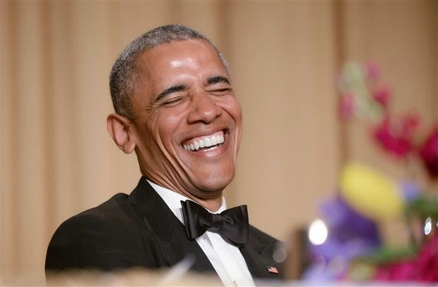 Λευκός Οίκος: Χιούμορ και «καρφιά» Ομπάμα στο δείπνο ανταποκριτών - Φωτογραφία 1