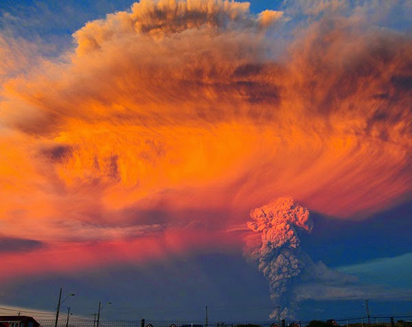 Απίθανες εικόνες από έκρηξη ηφαιστείου στη Χιλή! - Φωτογραφία 2