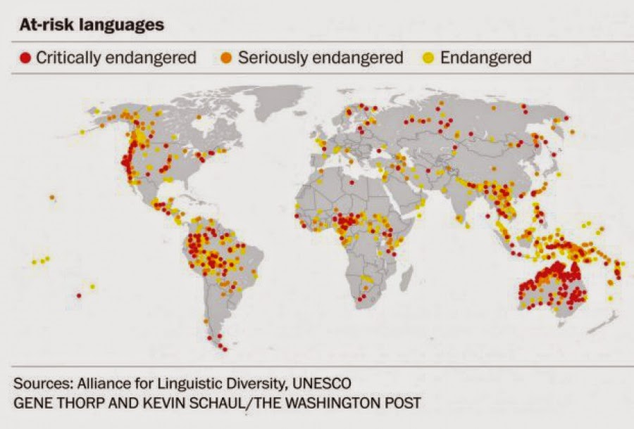 UNESCO: Οι μισές γλώσσες θα έχουν εξαφανιστεί τα επόμενα 100 χρόνια! - Φωτογραφία 1