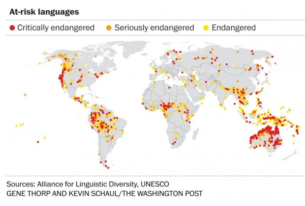 UNESCO: Οι μισές γλώσσες θα έχουν εξαφανιστεί τα επόμενα 100 χρόνια! - Φωτογραφία 2