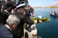 Παρουσία Αρχηγού ΓΕΝ στην Εκδήλωση Μνήμης για τη Βύθιση του Αντιτορπιλικού ΨΑΡΑ