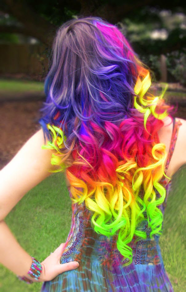 Μαλλιά στα χρώματα του ουράνου τόξου - Φωτογραφία 6