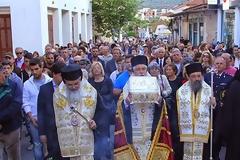 Υποδοχή Ιερού Λειψάνου Αγίου Λουκά του ιατρού στην Μητρόπολη Φωκίδος