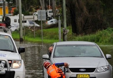 Πέντε νεκροί σε πλημμύρες στην Αυστραλία - Φωτογραφία 1