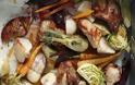 Η συνταγή της ημέρας: Χοιρινό με ψητά λαχανικά, γρήγορο και νόστιμο