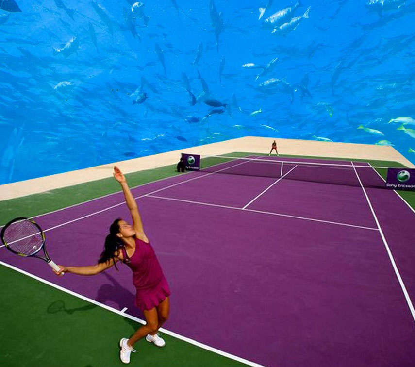 ΕΚΠΛΗΚΤΙΚΟ! Ένα γήπεδο τένις, κάτω από τη θάλασσα, στο Ντουμπάι! [photos] - Φωτογραφία 4