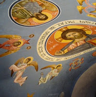 6455 - Τοιχογραφίες στο μετόχι της Ιεράς Μονής Ιβήρων, στην Κορνοφωλιά Έβρου - Φωτογραφία 4