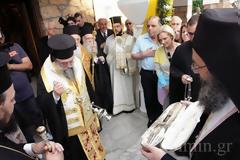 6462 - Λαμπρή υποδοχή της τιμίας χειρός της Αγίας Μαρίνης από την Ιερά Μονή Ιβήρων Αγίου Όρους στην Εκάλη