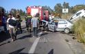 Τροχαίο με δύο τραυματίες στην Εθνική Οδό Χανίων - Ρεθύμνου
