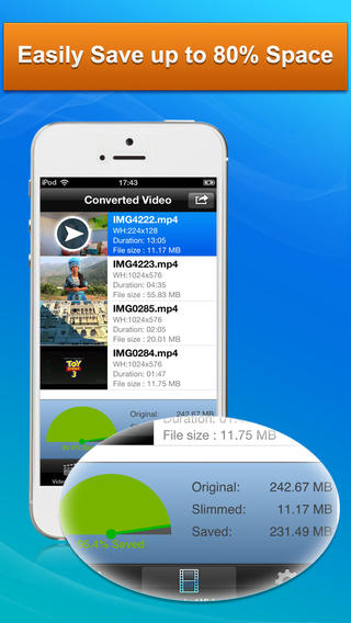 Video Slimmer App: AppStore free today...κατεβάστε το χρήσιμο εργαλείο για την συσκευή σας - Φωτογραφία 4