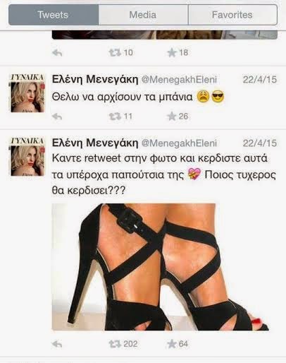 Ψεύτικος λογαριασμός στο Twitter που παριστάνει την Ελένη Μενεγάκη! - Φωτογραφία 3