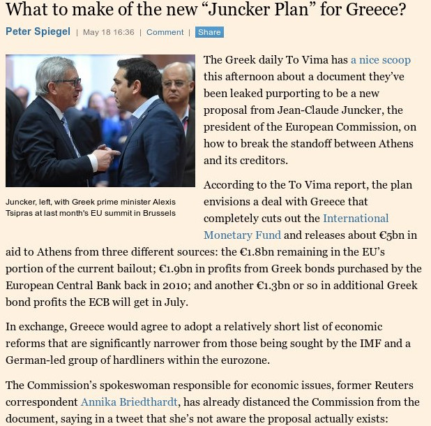 Πίσω από την πλάτη ΔΝΤ-Βερολίνου η πρόταση Γιούνκερ για την Ελλάδα - Φωτογραφία 3