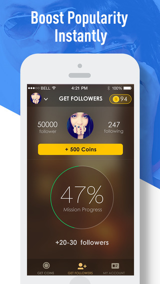 10,000 Followers Pro: AppStore free today....κάντε το λογαριασμό σας να τον ακολουθούν χιλιάδες - Φωτογραφία 6