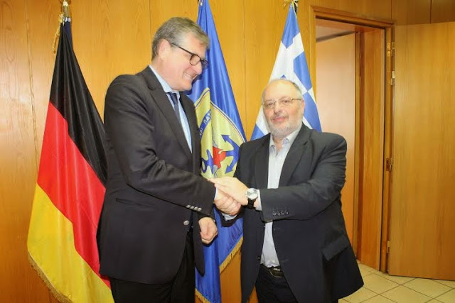 Συνάντηση ΑΝΥΕΘΑ Κώστα Ήσυχου με τον Πρέσβη της Γερμανίας στην Ελλάδα - Φωτογραφία 1