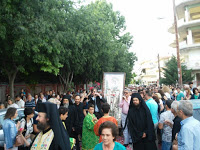 6539 - Πλήθη πιστών υποδέχθηκαν την Γερόντισσα του Αγίου Όρους στη Λάρισα (φωτογραφίες) - Φωτογραφία 4