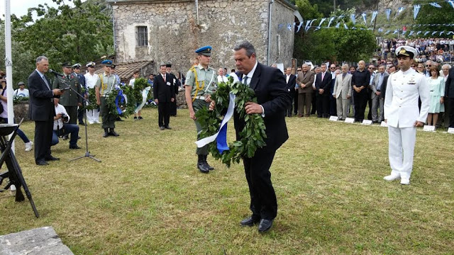 Παρουσία ΥΕΘΑ Πάνου Καμμένου στις Επετειακές Εκδηλώσεις Τιμής και Μνήμης Στο Σούλι - Φωτογραφία 3