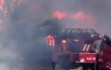 Τρεις πυροσβέστες αγνοούνται από τη μεγάλη πυρκαγιά στο Κίεβο