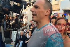 Βαρουφάκης και Ραχήλ στη γιορτή για την επαναλειτουργία της ΕΡΤ [photos]