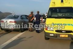 ΛΑΜΙΑ: Πήγαινε τον άντρα της στο νοσοκομείο και έπεσε στις μπάρες