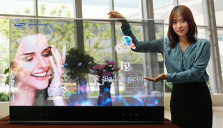 Η Samsung αποκαλύπτει νέες διάφανες OLED οθόνες - Φωτογραφία 1
