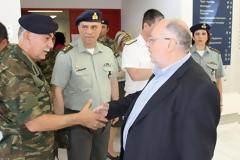 Επίσκεψη ΑΝΥΕΘΑ Κώστα Ήσυχου στο 424 ΓΝΣΕ στη Θεσσαλονίκη