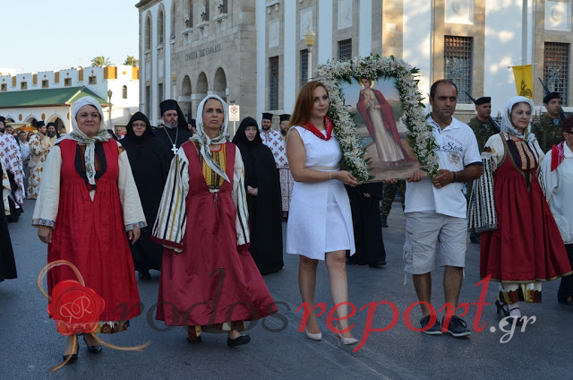 6636 - Η Ρόδος υποδέχθηκε με κάθε μεγαλοπρέπεια την Τίμια Κάρα του Αγίου Νικήτα του Νισυρίου - Φωτογραφία 6