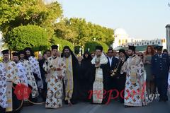 6636 - Η Ρόδος υποδέχθηκε με κάθε μεγαλοπρέπεια την Τίμια Κάρα του Αγίου Νικήτα του Νισυρίου