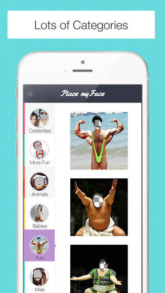 Place My Face: AppStore free today...για να μοιραστείτε αστείες εικόνες - Φωτογραφία 3