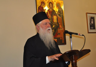 6676 - Ομιλία του Ηγουμένου της Ιεράς Μονής Κουτλουμουσίου στην Ορθόδοξη Κοινότητα Η Οσία Θωμαΐς, στη Μυτιλήνη - Φωτογραφία 1