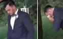 Ένα σπάνιο περιστατικό - Δείτε πως αντέδρασε ο γαμπρός όταν είδε τη νύφη... [video]