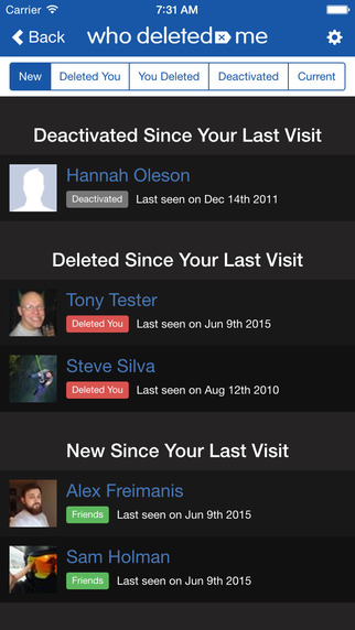 Who Deleted Me on Facebook: AppStore new free....μάθετε αν οι φίλοι σας στο facebook είναι φίλοι - Φωτογραφία 4