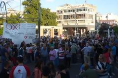 Συγκέντρωση υπέρ του ΟΧΙ στην Κεντρική Πλατεία της Ξάνθης - Φώναξαν “τέλος η λιτότητα [photos]
