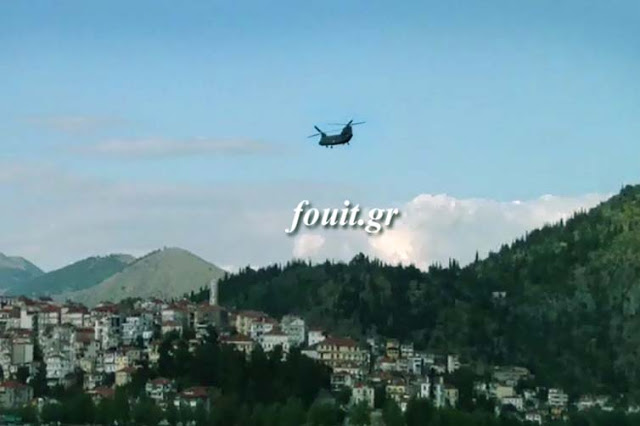 Ελικόπτερο Chinook πάνω από την Καστοριά (βίντεο) - Φωτογραφία 1