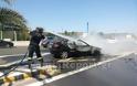 ΣΥΜΒΑΙΝΕΙ ΤΩΡΑ: Λαμπάδιασε αυτοκίνητο στην εθνική οδό... [photos] - Φωτογραφία 2